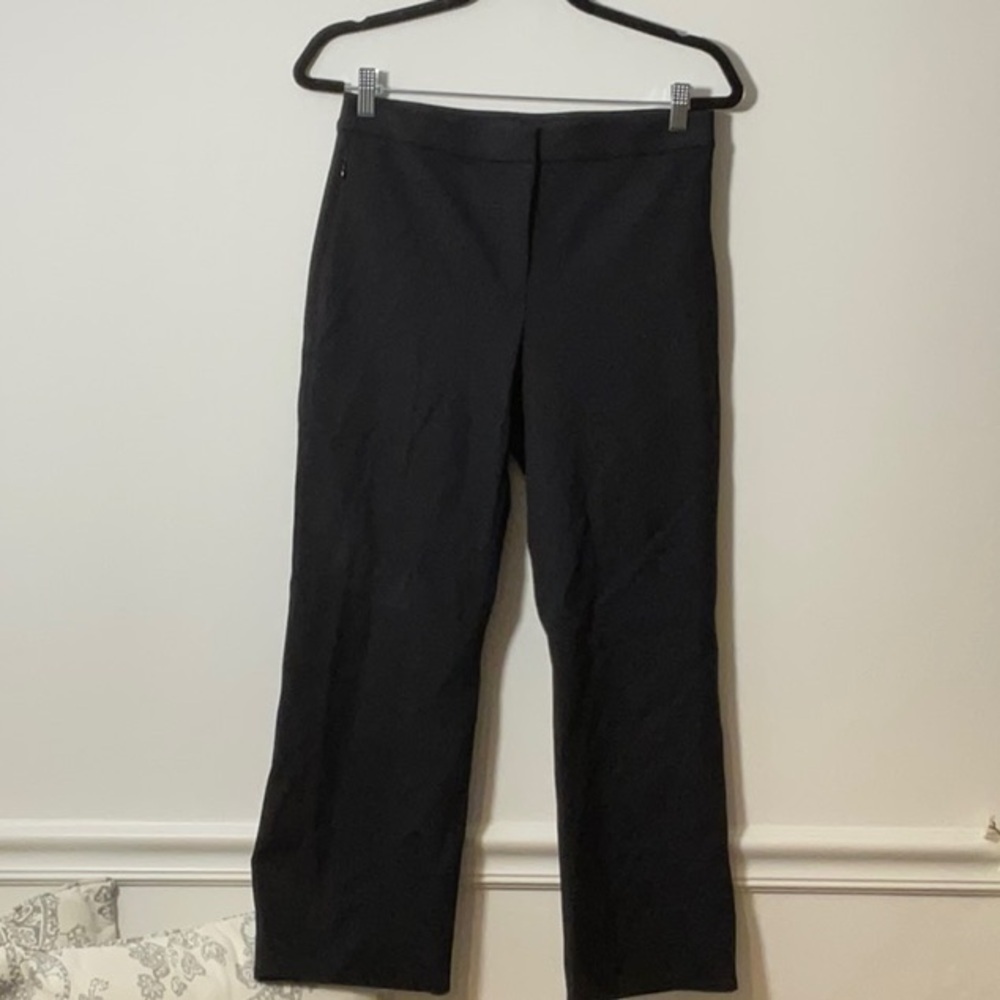 Theory Black Straight Leg Pants